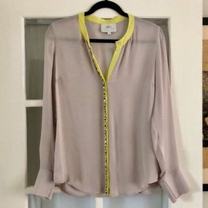 Madison Marcus Embellished Silk Blouse